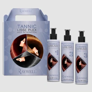 Sada taninové vlasové regenerace Raywell Tannic Lisse Plex 3x150ml
